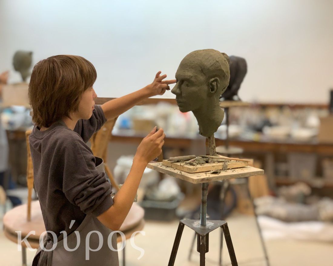 Как поступить на скульптурный факультет, курсы лепки, образование скульптора, Студия Курос