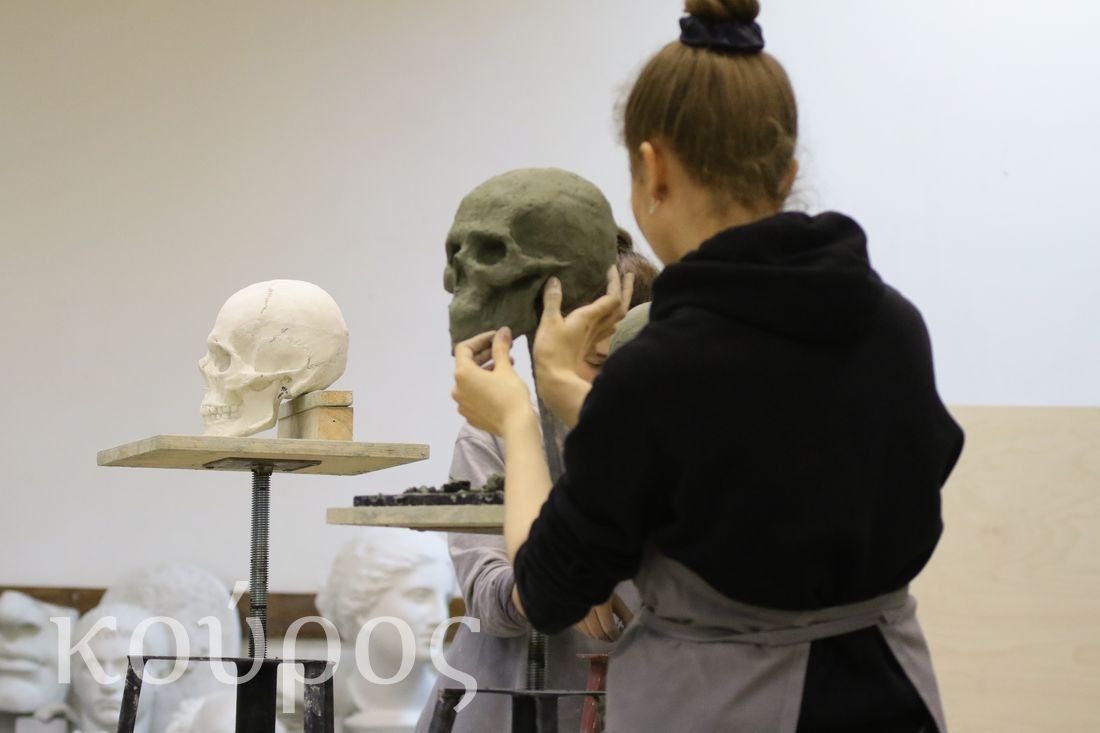 Мастерская по скульптуре, лепка в скульптурной студии - Студия Курос