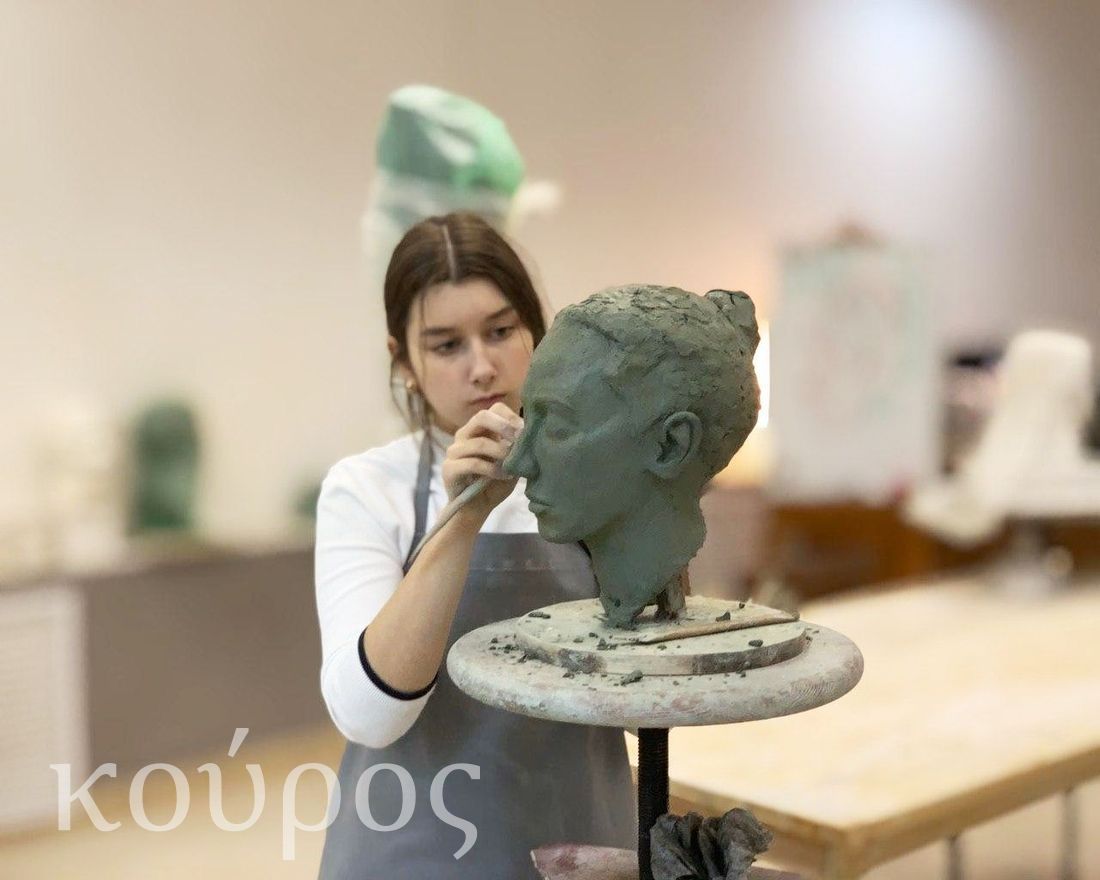 Обучение скульптуре с нуля, занятия для взрослых - Студия Курос