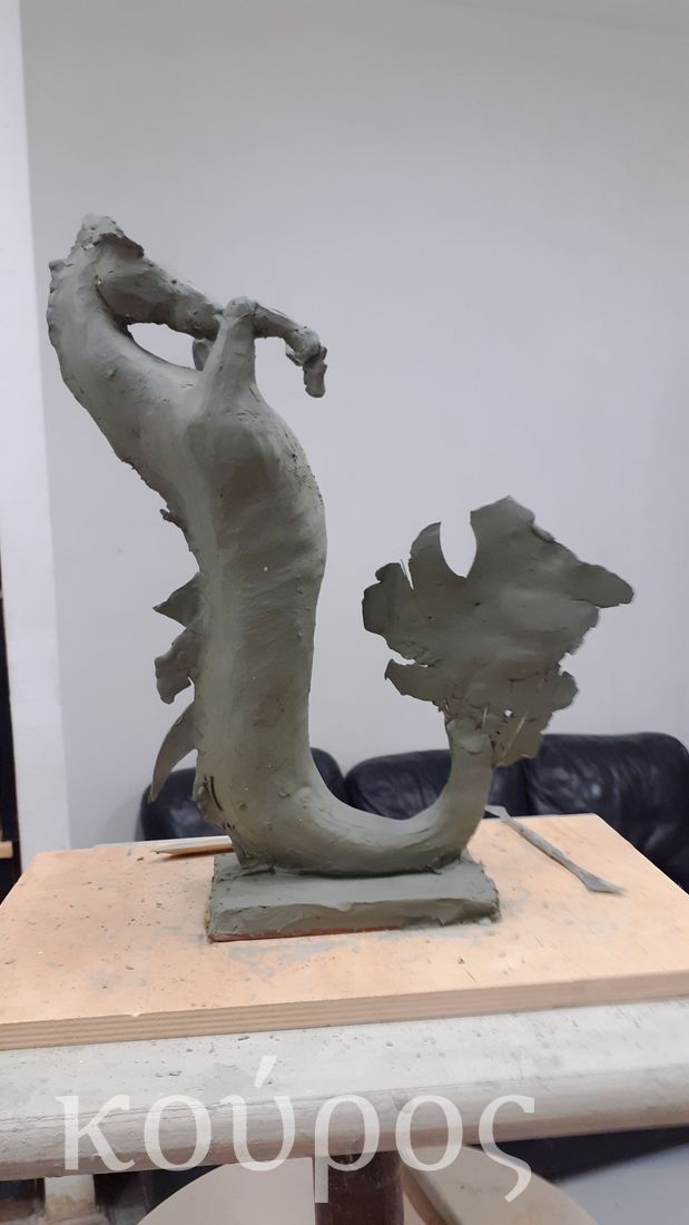 Скульптура из глины, курсы лепки в Санкт-Петербурге - Студия Курос
