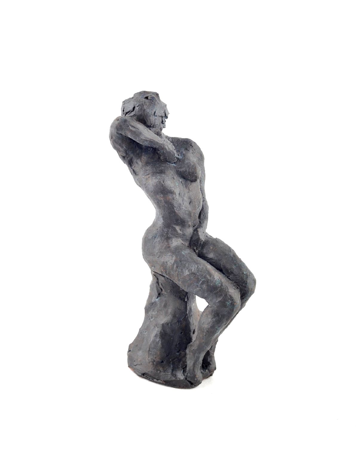 Скульптура Смущенная, терракота, купить современную скульптуру